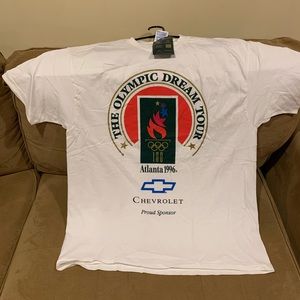 Mens XL Vintage 1996 Atlanta Olympics Shirt, NWT